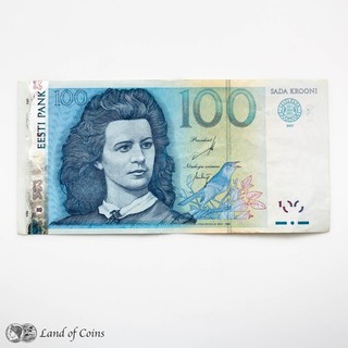 ESTONIA: 1 x 100 Estonia Krooni 2007 Banknote.
