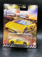 Hot Wheels Car Culture Real Riders '95 Lamborghini Diablo SV Model Car  (NB17)