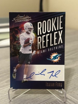 2017 Panini Absolute Football Rookie Reflex Auto /400 - Isaiah Ford - RC