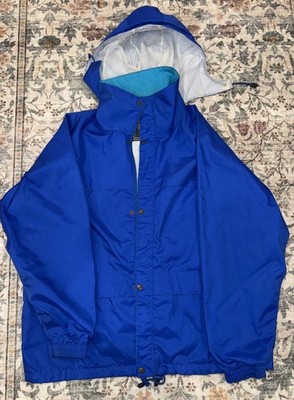 Vintage SNC Sport Neige Competition Ski Jacket XL Blue Teal Mesh Lined France