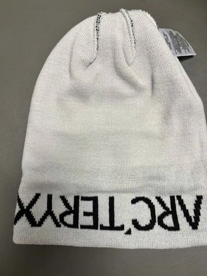 Arc'teryx Bird Head Toque Beanie White Black Wool Hat NWT Unisex