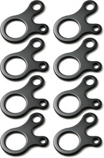 Seilspanner Set aus hochwertigem Aluminium, Zeltleinenspanner Dreilochspanner Sc