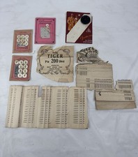 VINTAGE Tiger Empire Brass Pins Nouveaute Boutons Chic Buttons Made In The USA