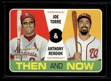 2020 Topps Heritage Then and Now #TN-7 Joe Torre / Anthony Rendon H249