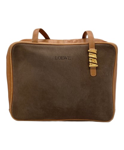 LOEWE handbag color: brown women hand tote bag purse handle From Japan