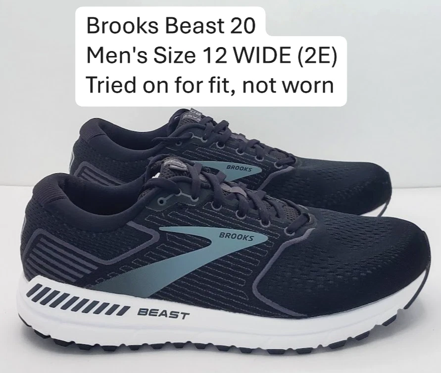 Brooks Beast 20 Black Grey White for sale | eBay display picture 1
