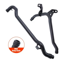 2x Engine Heater Inlet & Water Coolant Pipe for BMW E46 E83 E53 X3 X5 2001-2006