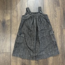 Gap Kids Wool Blend Herringbone Pinafore Dress, Size 4