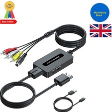 HDMI to S-Video RCA Converter with HDMI Cable & USB Power - 1-