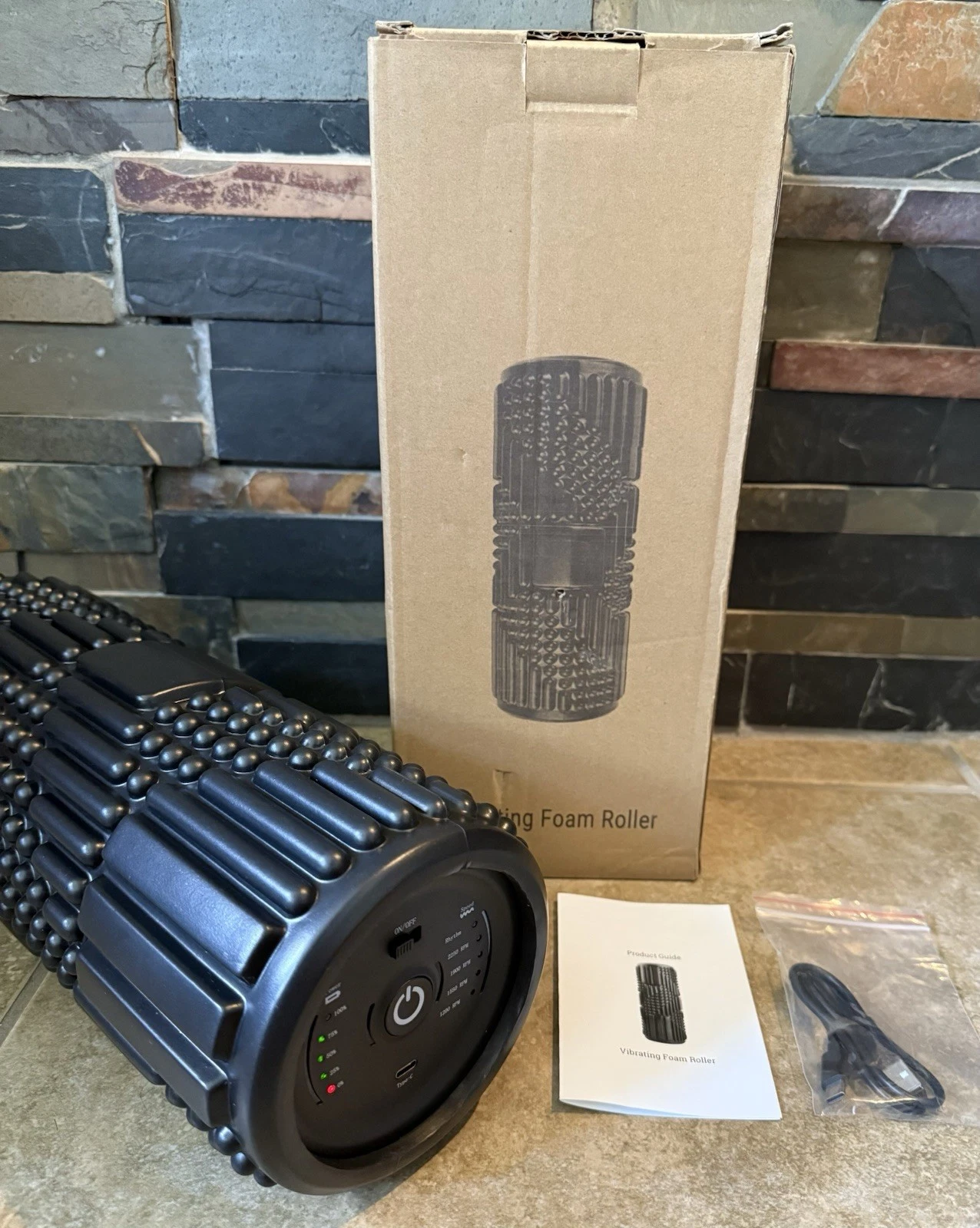 Vibrating Foam Roller Fitness Hulk Rechargeable Massage Black New FAST SHIPPING
Opens in a new windo