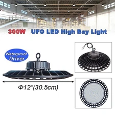 277V 300W UFO LED High Bay Light Fixtures 30000lm 6500K Durable Warehouse Light