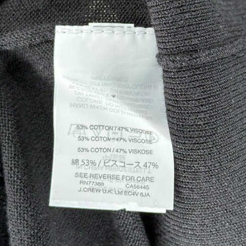 J. CREW Black V-Neck Lightweight Knit Cardigan Sweater Women's Size Small Button - Picture 5 of 6