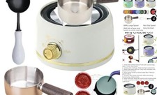 Sealing Wax Warmer Electric, Electrical Wax Seal Melting Warmer Furnace White