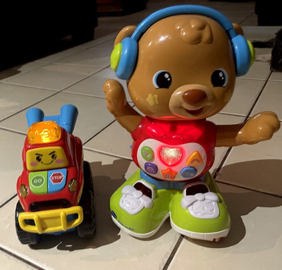 Vtech Chase Me Bear & VTech Toot-Toot Drivers Smart Monster Truck Interactive