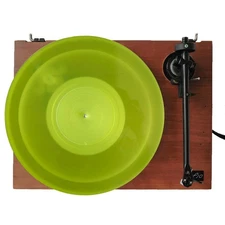 Acrylic Turntable Mat - Vinyl Slipmat for Record Player Accessories Green Acr...