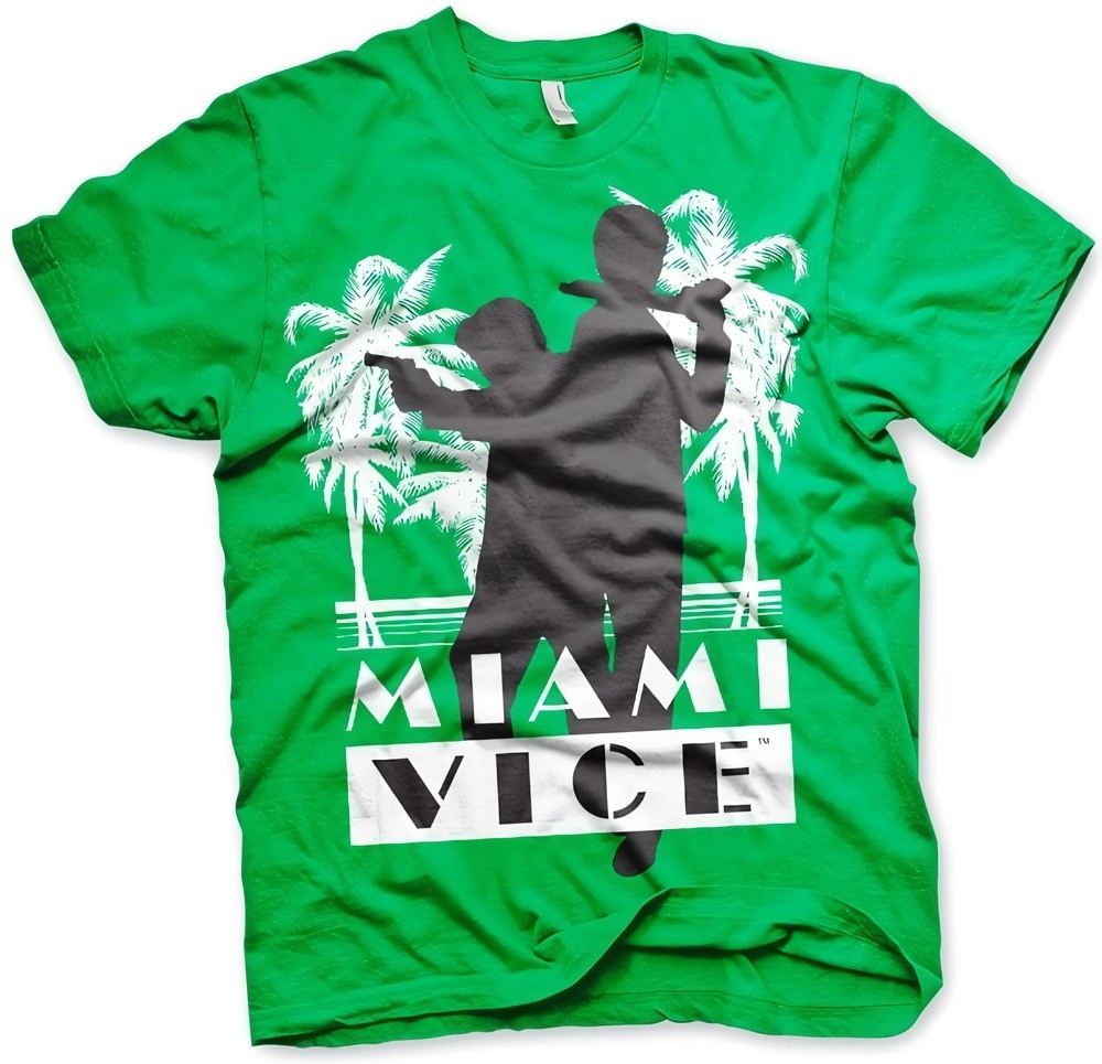 Miami Vice Silhuettes T-Shirt Green 5590₽