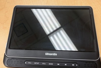 GOnavidio Car DVD Player with HDMI Input Headrest DVD Player Travel Portable