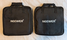 2x Neewer NL480 Bi Color LED Video Light Panel Kit 3200 5600K Dimmable Studio