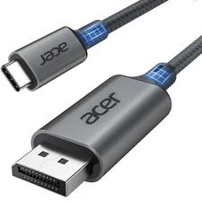 USB C to DisplayPort Cable 6.6 FT (4K@60HZ 2K@165Hz), Type-C to DisplayPort C...