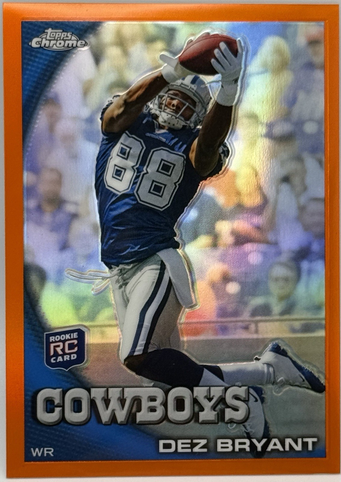2010 TOPPS CHROME ORANGE HOLO REFRACTOR #C60 DEZ BRYANT ROOKIE RC