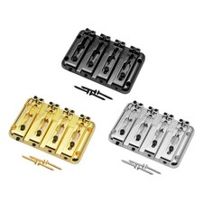 Electric Bass Bridge Zinc Alloy 20 mm String Action 90x60 mm 4 String Bass