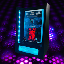 Bespoke Horror Inspired VHS Video Tape LED Display Unit with Freddy/Michael