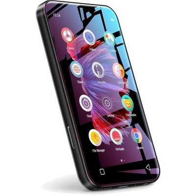 Wlan MP3-Player Bluetooth Touchscreen 4 Zoll HiFi Radio Rekorder E-Book schwarz