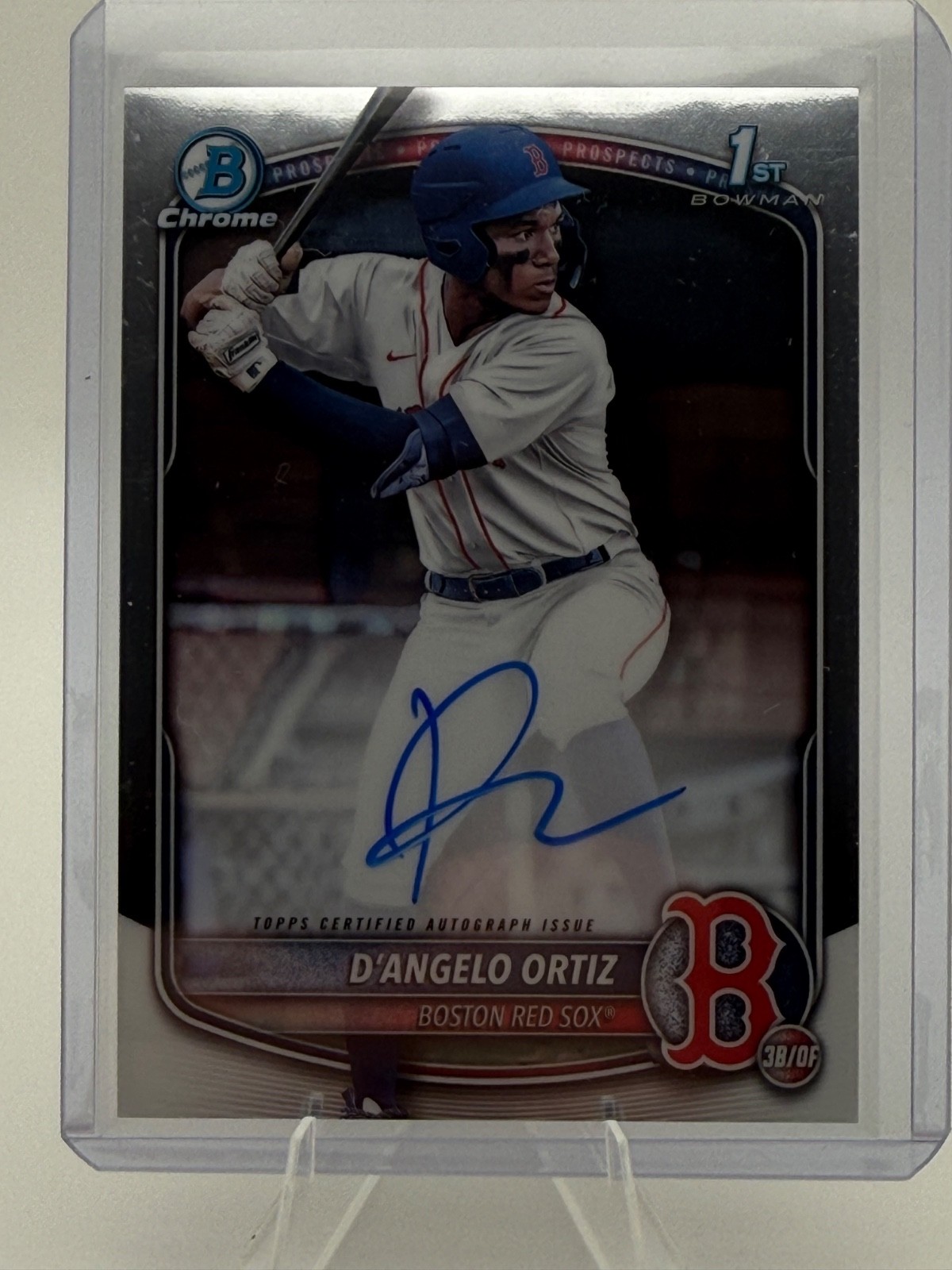 2025 Bowman - Chrome Prospect Autographs D'Angelo Ortiz #CPA-DO (AU, RC)