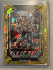 2025 Panini Prizm Draft Picks-New Recruits Arch Manning #22 Gold Ice Prizm (RC)