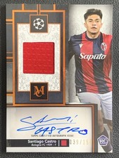 Santiago Castro 2023-24 Topps Museum UCC Autograph Relic RC /150 #MAR-SC