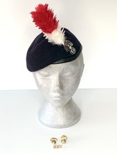 Royal Regiment Of Fusiliers Beret, Lapel Badges, Title & Hackle. Size 53cm.