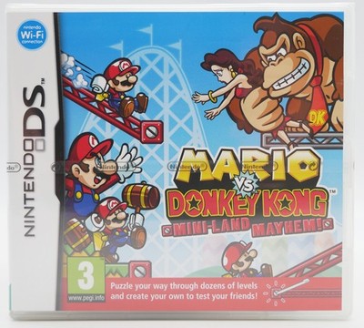 Mario vs Donkey Kon Mini-Land Mayhem! | Nintendo DS | eingeschweißt NEU SEALED