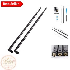 Tri-Band 10dBi WiFi Antenna Set - Long Range RP-SMA Omni Directional Boosters