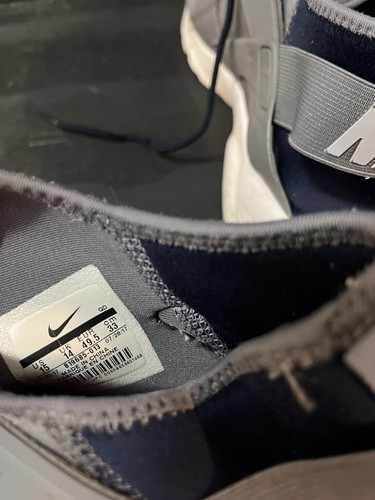 Nike Air Huarache Run Ultra Gray Men's Size 15 Grey Navy 819685-013 - Picture 8 of 8