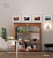 BüCherschrank SchräNke BüCherregal Wohnwand Wohnzimmer Wand Regal Design Regal