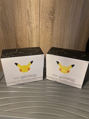 Pokemon TCG - EMPTY ETB Celebrations 25th Anniversary - Pokemon Center + Extras