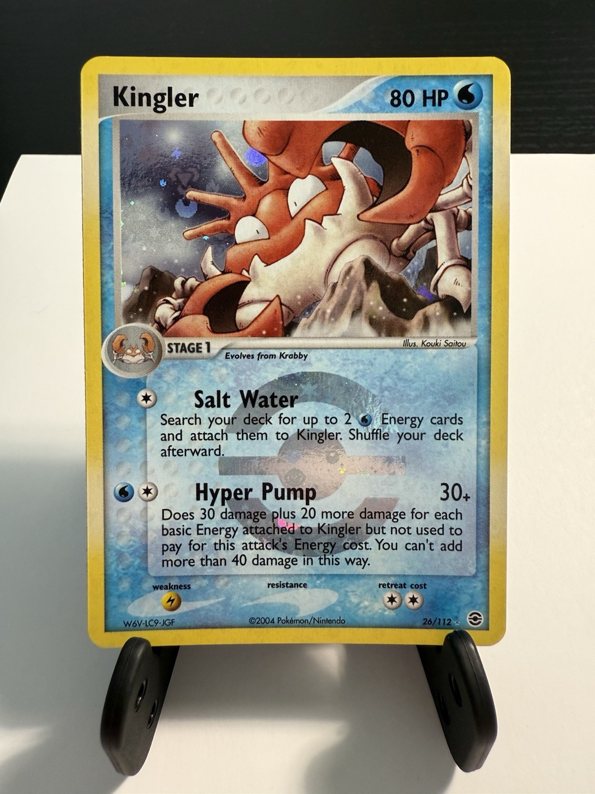 Kingler Reverse Holo Pokemon Fire Red & Leaf Green 26/112 NM