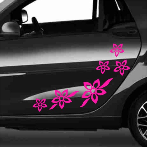 Kit de 16 pegatinas flores pétalos flor casco coche moto vidrio elige color... - Imagen 3 de 51