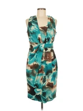 Evan Picone Women Blue Cocktail Dress 8