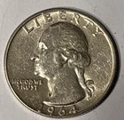 1964 Washington Quarter 90% Silver 25 Cents BU Beautiful Coin L@@K￼ ￼