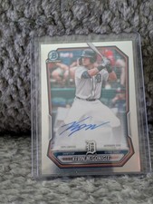 Topps 2025 Bowman Kevin McGonigle #CPA-KM Autograph Insert Detroit Tigers