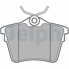 Satz Bremsbeläge Bremsklötze hinten für Peugeot 407 6C 6D SW 6E 607 9D id9300