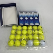 3 Dozen 36 TaylorMade Distance Plus Golf Balls - Yellow, White - 4A/5A/NEW