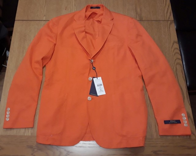 100 Authentic Ralph Lauren Orange Sport 