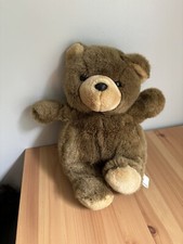 Vintage Chosun Teddy Bear Brown  Tan Sitting Chubby Chunky Short Limbs