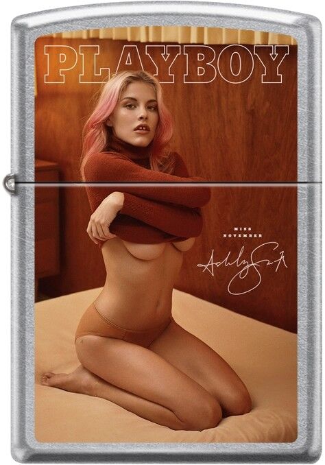 Zippo Playboy November 2016 Cover Street Chrome Windproof Lighter NEW RARE. Available Now for 20.13