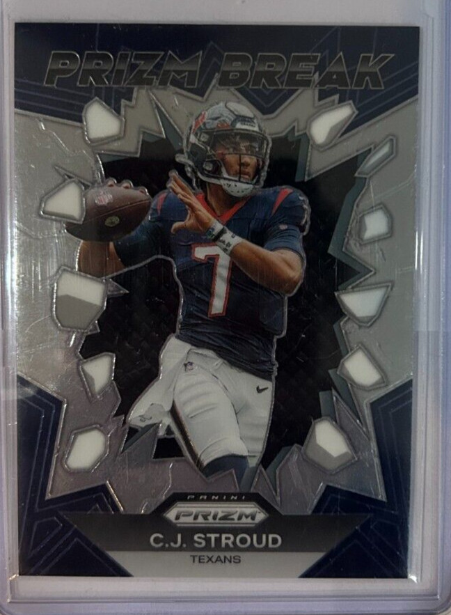 2023 Panini Prizm Football Prizm Break C.J. Stroud Card