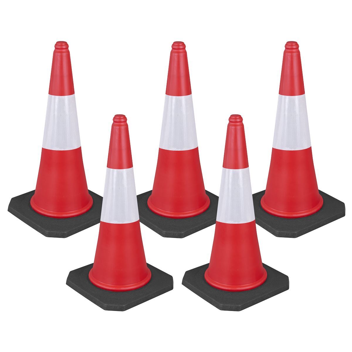 Sealey Traffic Cone 75cm - Pack of 5 TFC05