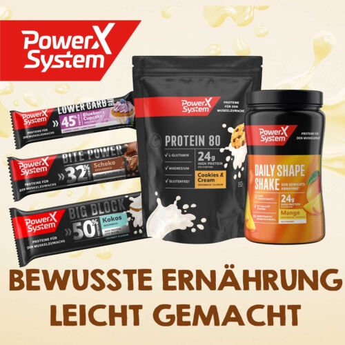 Protein Pulver Shake Daily Shape Abnehmen Cookies & Cream 3x360g Mahlzeitersatz - Bild 5 von 5