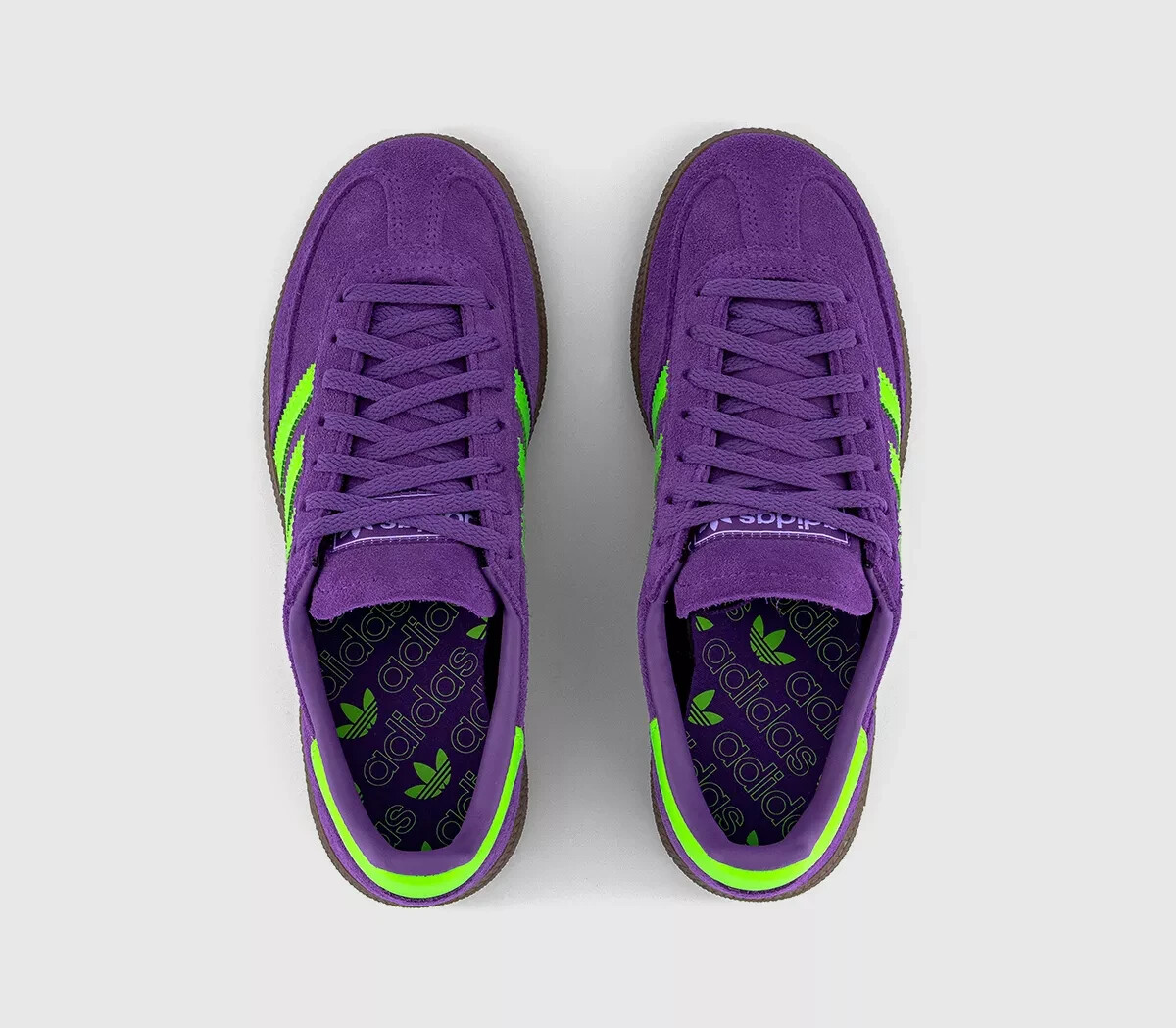 【ADIDAS】 Adidas Handball Special Purple Green Adidas Women's Handball Spezial Active Purple/Solar Green